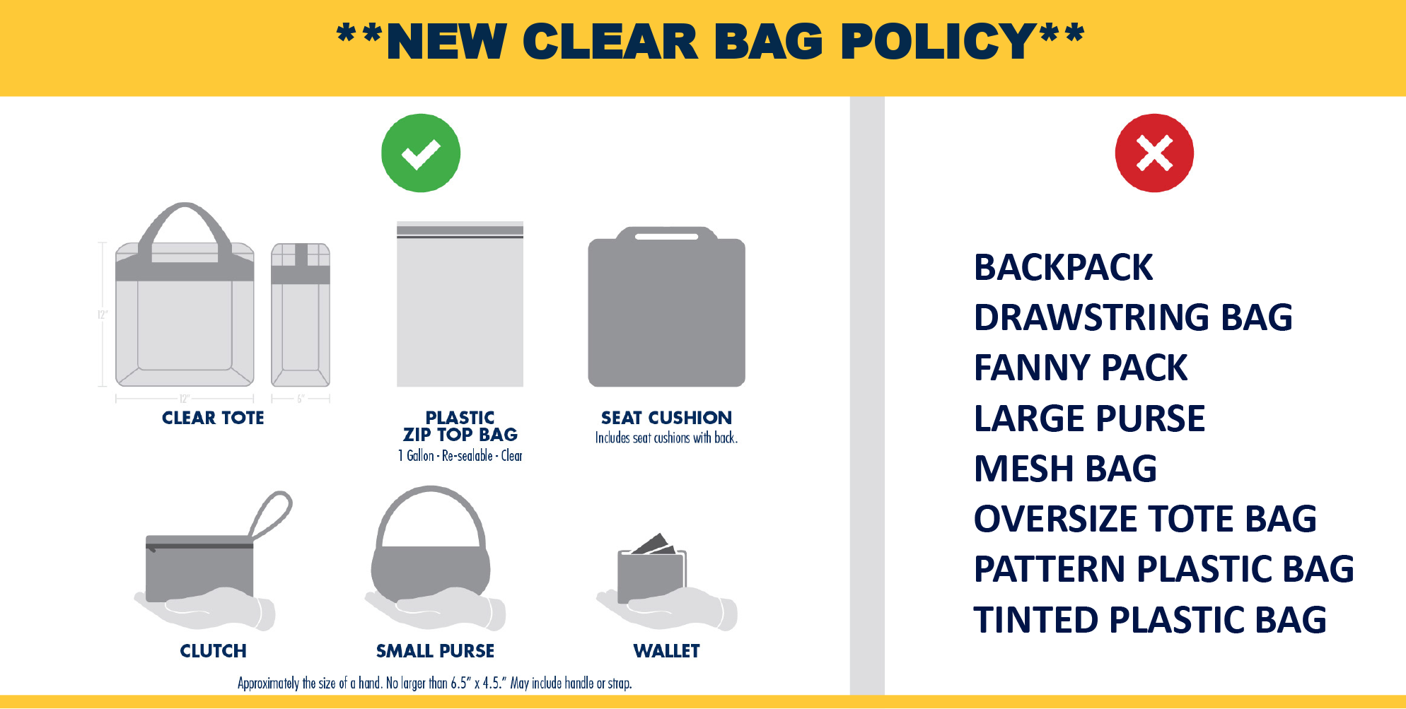 Clear Bag Guidelines